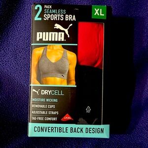 Puma 2 pack sports bra